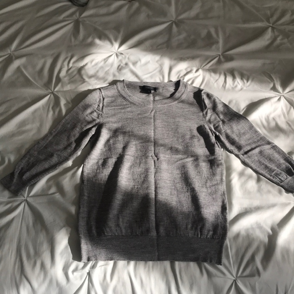 J Crew 3/4 sleeve light sweater